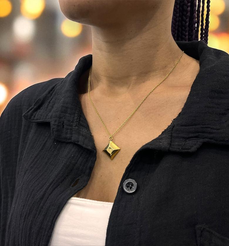 Asha Brass Necklace  image