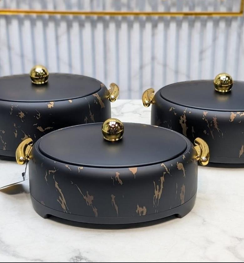 3pcs Premium Eco-Friendly insulated Food warmers Casseroles image