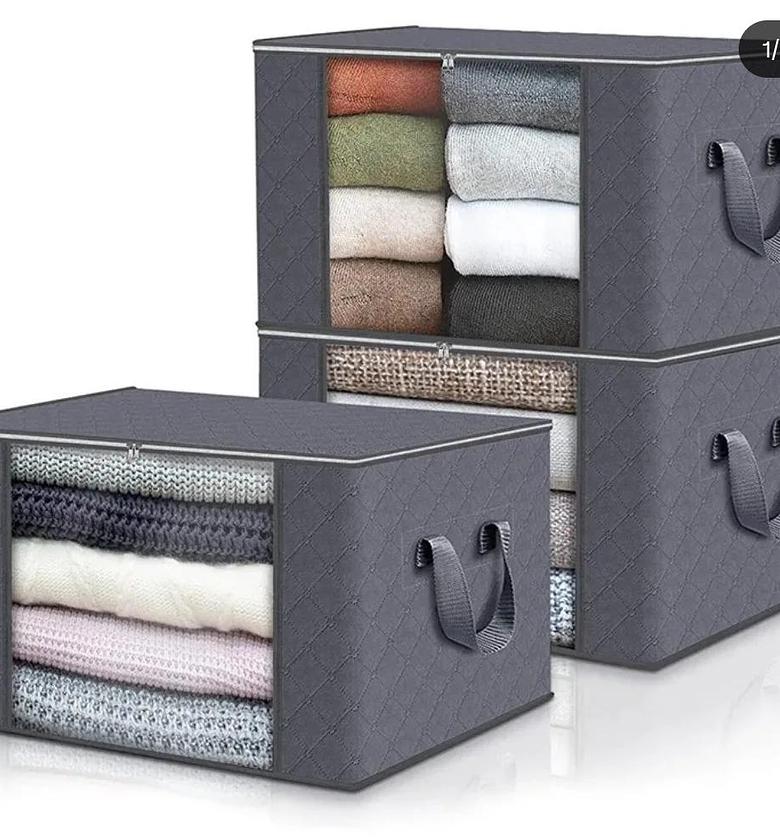 Non woven material Duvet/cloth storage organizer image