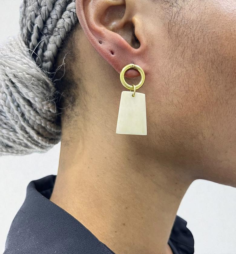 Cow Horn Earring image