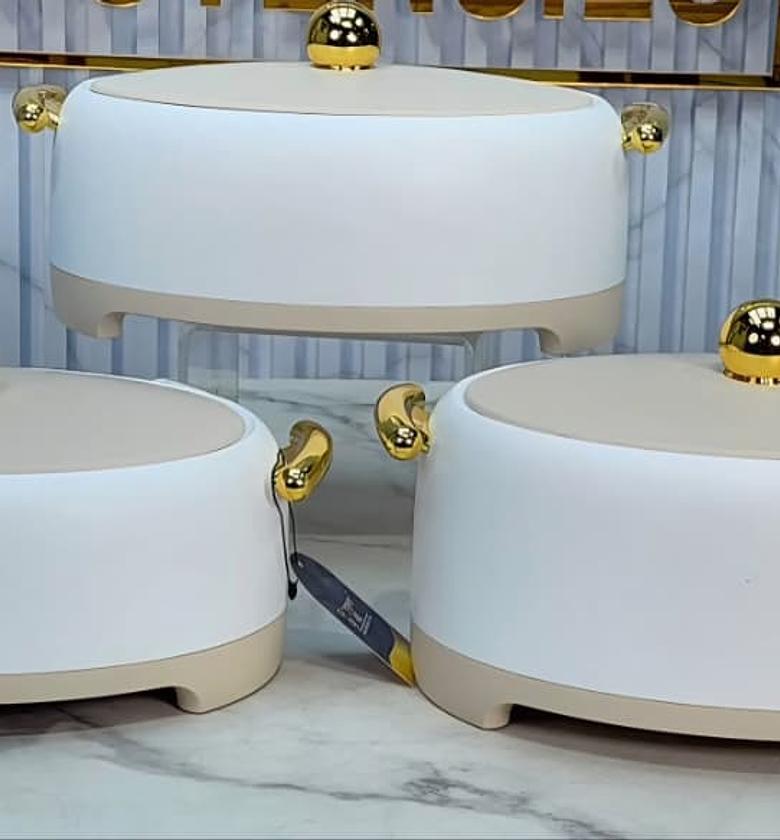 3pc Luxurious Insulated Hotpot Set  image