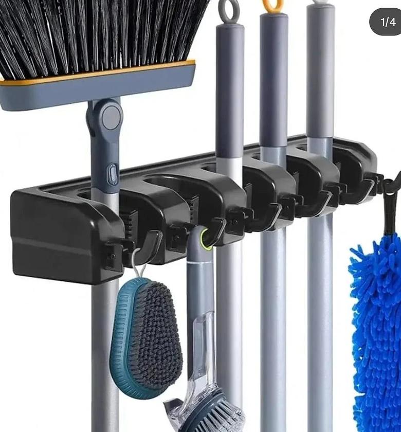 Wall Mounted broom holder image