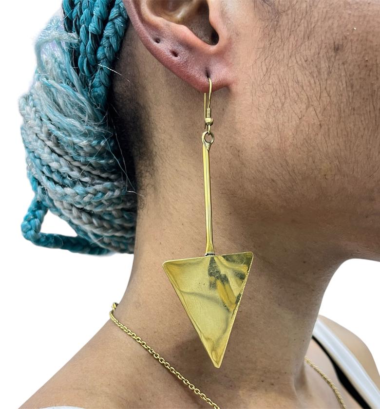 Ayana Brass Earrings  image