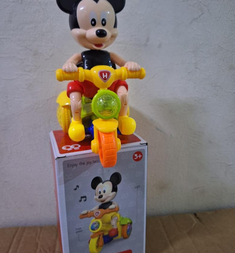 Musical Rats Ride Bicycle toy, featuring a character resembling Mickey Mouse on a tricycle image