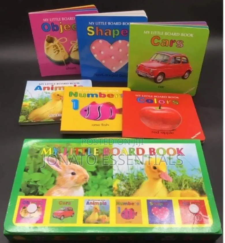 My Little Board Book Set – Baby Toddler Learning Books image