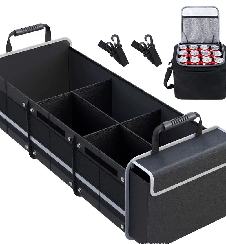 2-in-1 Collapsible Car Boot Organizer image