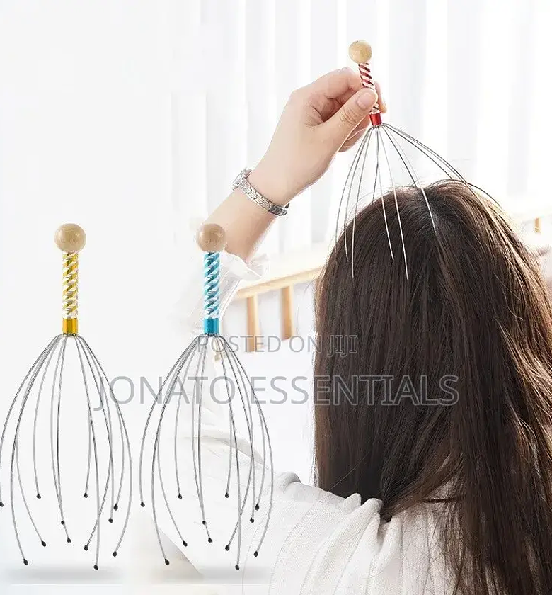 Head Scalp Massager, Octopus Shaped Head Scalp Massage Comb image
