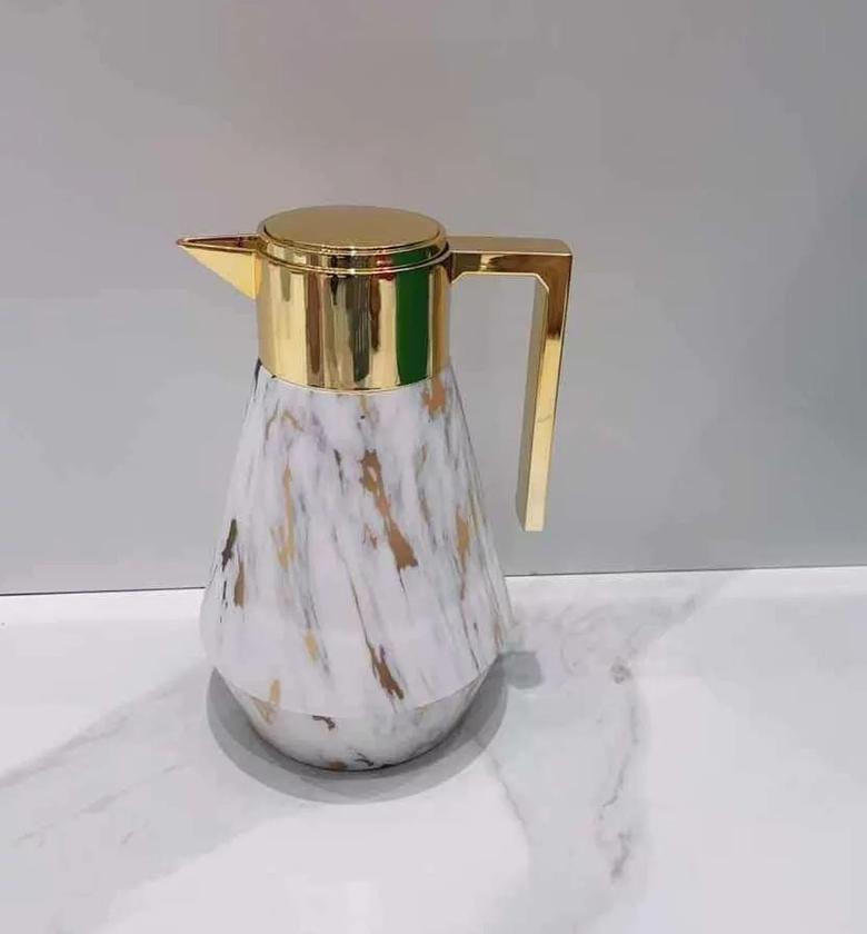 Marble and Gold Unbreakable Flask. image