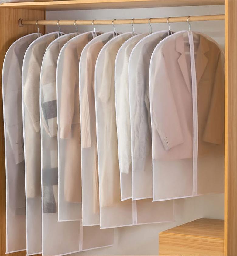 Thickened Reusable Washable Transparent Clothes Dust Cover  image