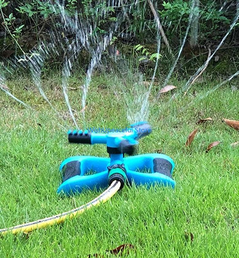 3 Arm Garden Sprinkler, 360° Rotating Sprinkler image