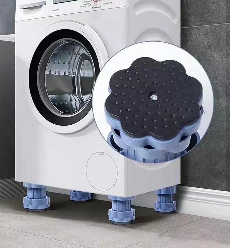 4 Piece Adjustable Washing Machine Anti Vibration Shock Pads image