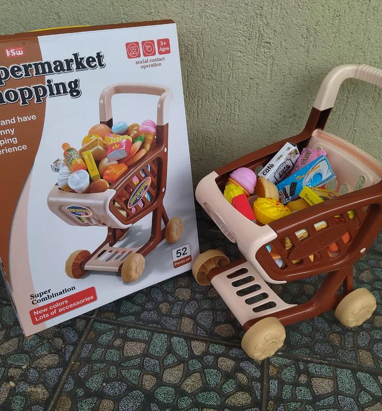 Super Combination Supermarket Shopping Cart image