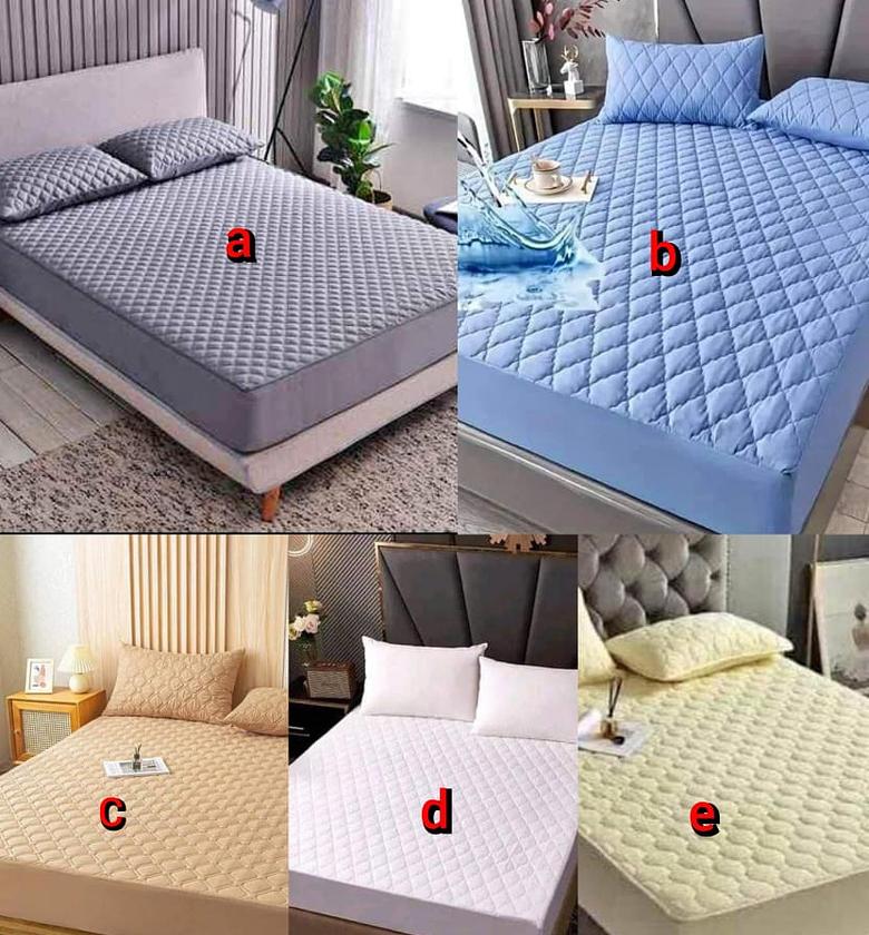 Size 4*6 Grey Waterproof Mattress Protector image