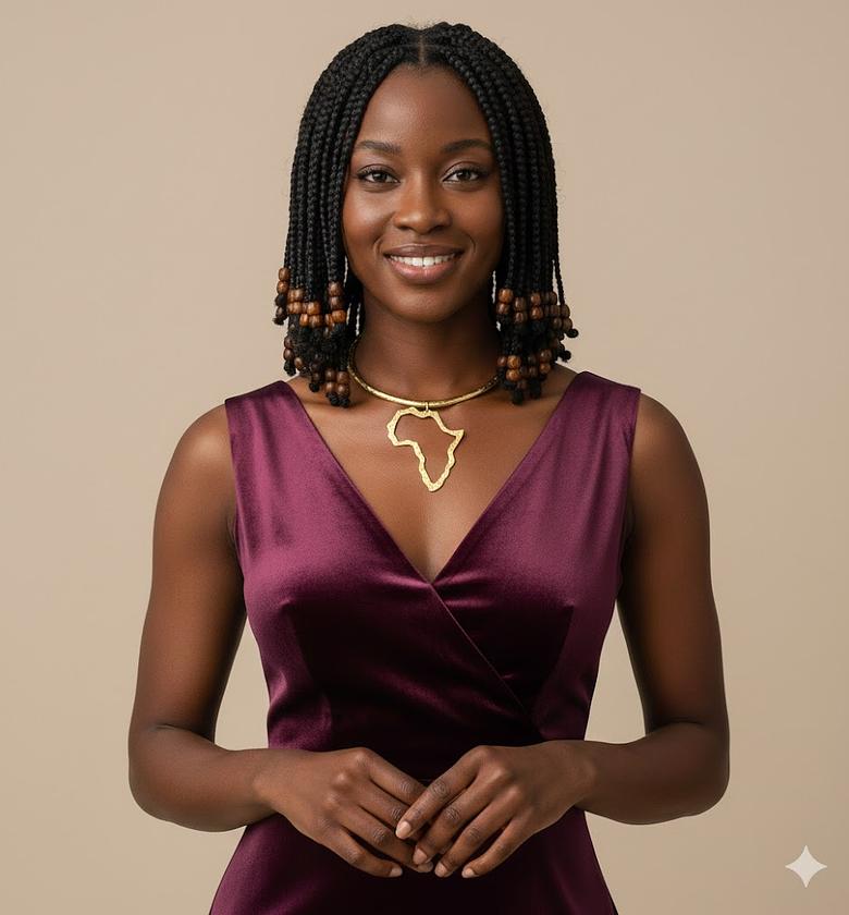 African Cut Chokers  Small /Middium Pendant image