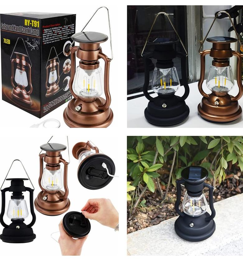 Solar-Powered Led Camping Lantern image