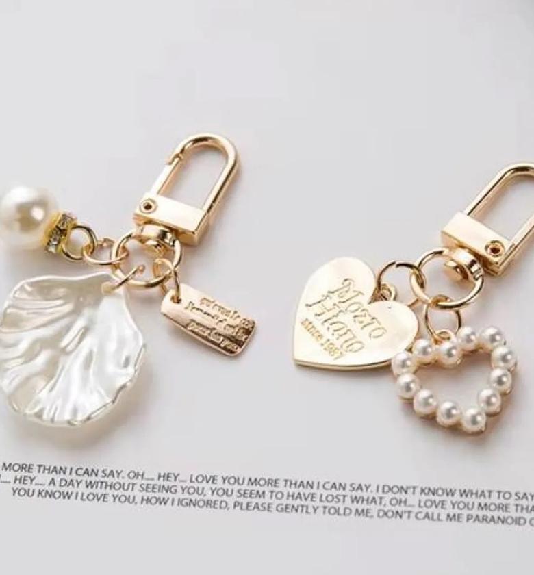 Heart-Shaped Keychain & Handbag Charm image