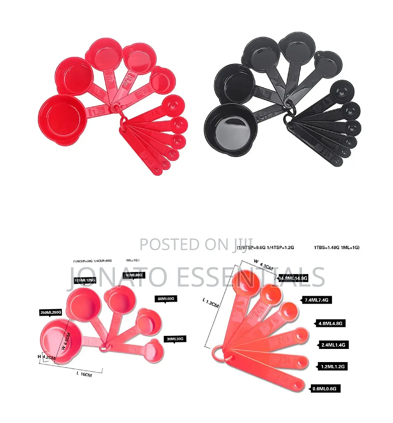 11pc Measuring Cups and Spoons Set image