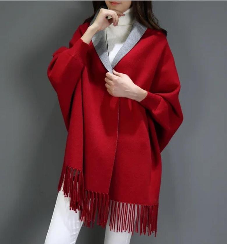 Poncho - MAROON image