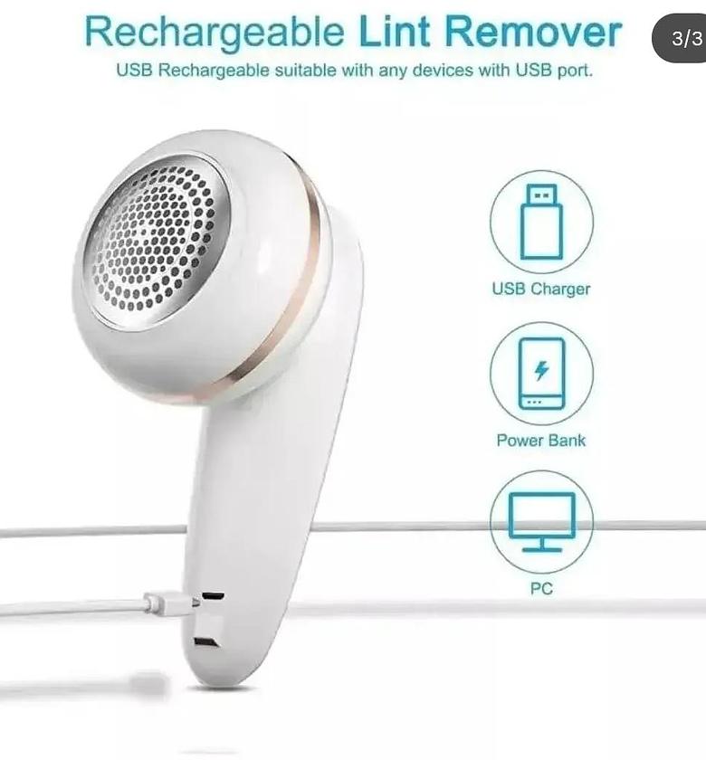 Rechargeable lint remover image