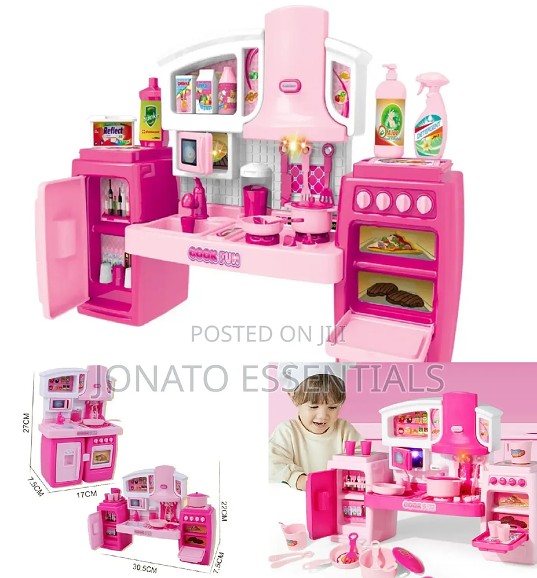 Kids Pretend Play Kitchen Set image