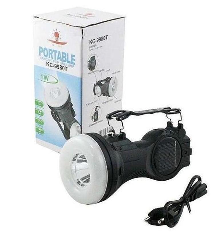 KC Portable Hanging Flip LED Solar Torch image