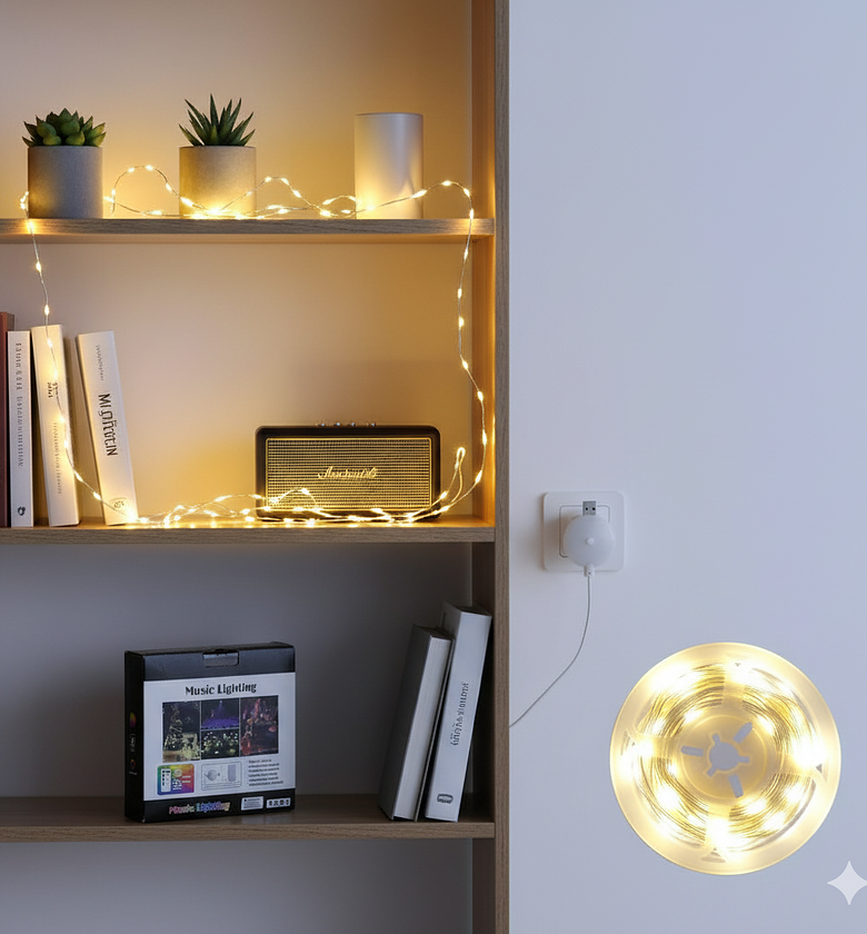 Music Sync LED Fairy Lights USB Christmas Songs Kenya image