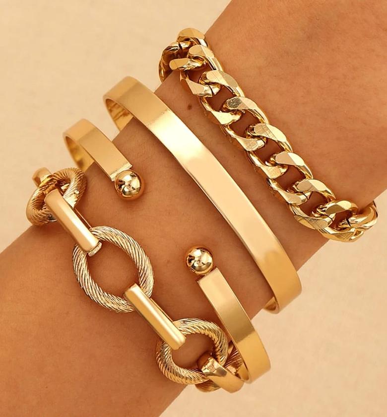 Open Chain Bracelet Set image