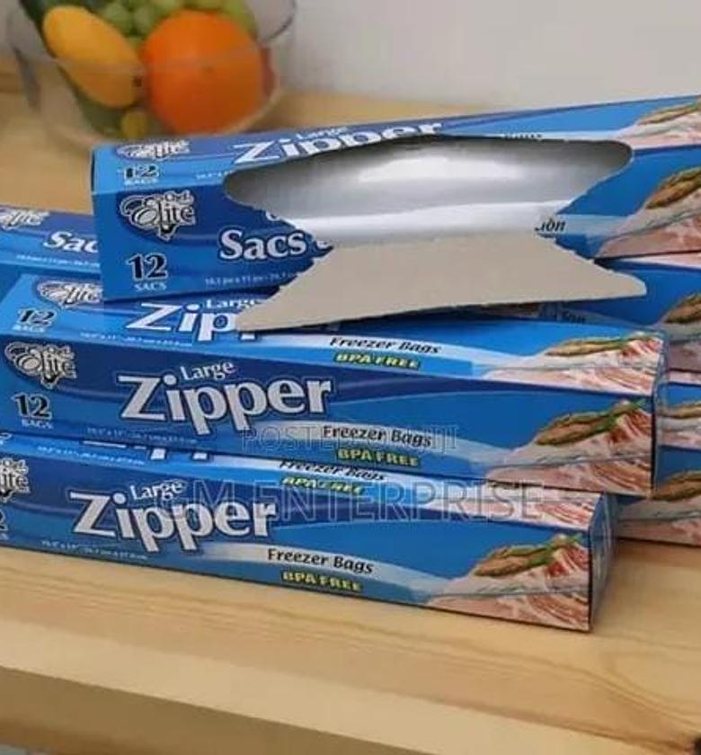 Heavy-Duty Reusable Airtight Fridge Zipper Storage Bags image