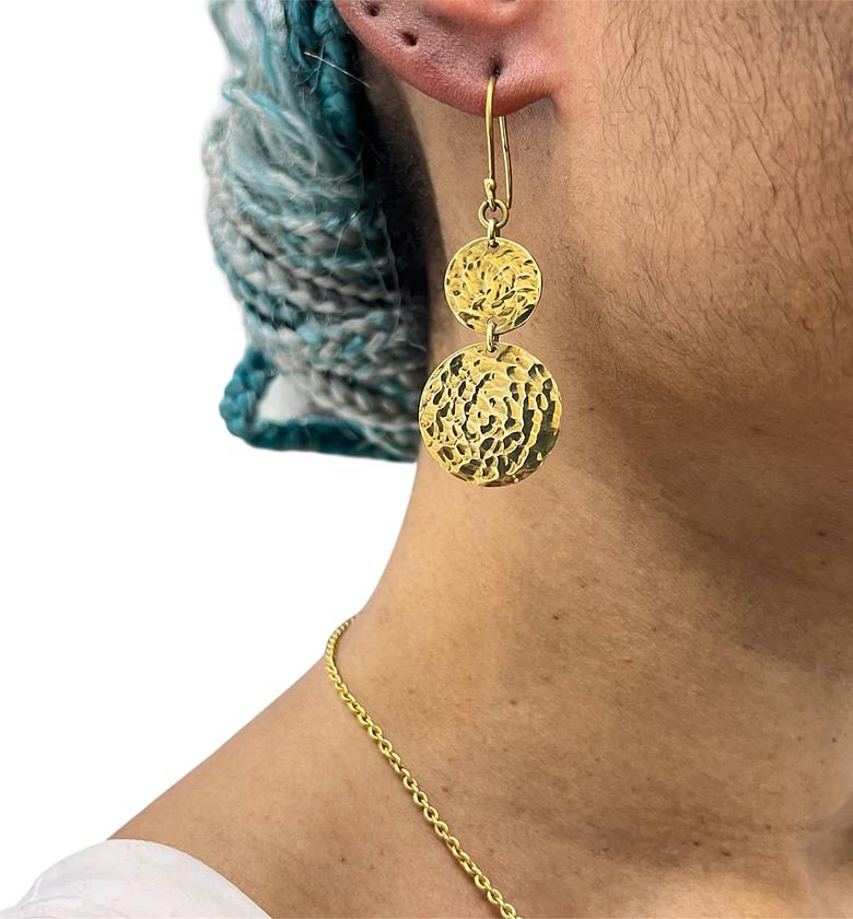 Kesi Brass Earrings  image