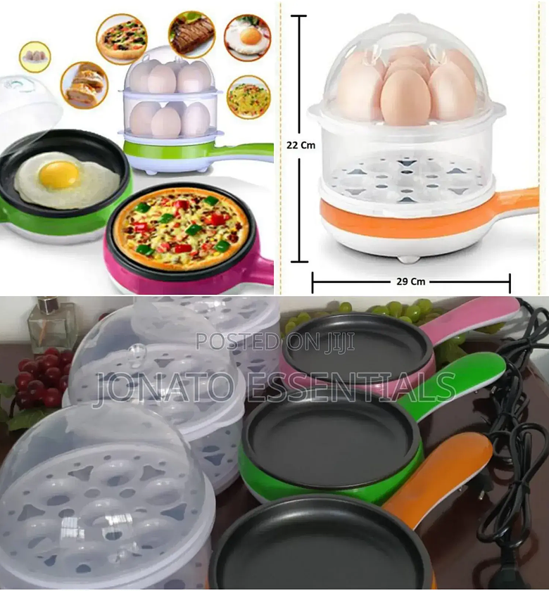 Double Layer Egg Boiler, Cooker, Poacher image