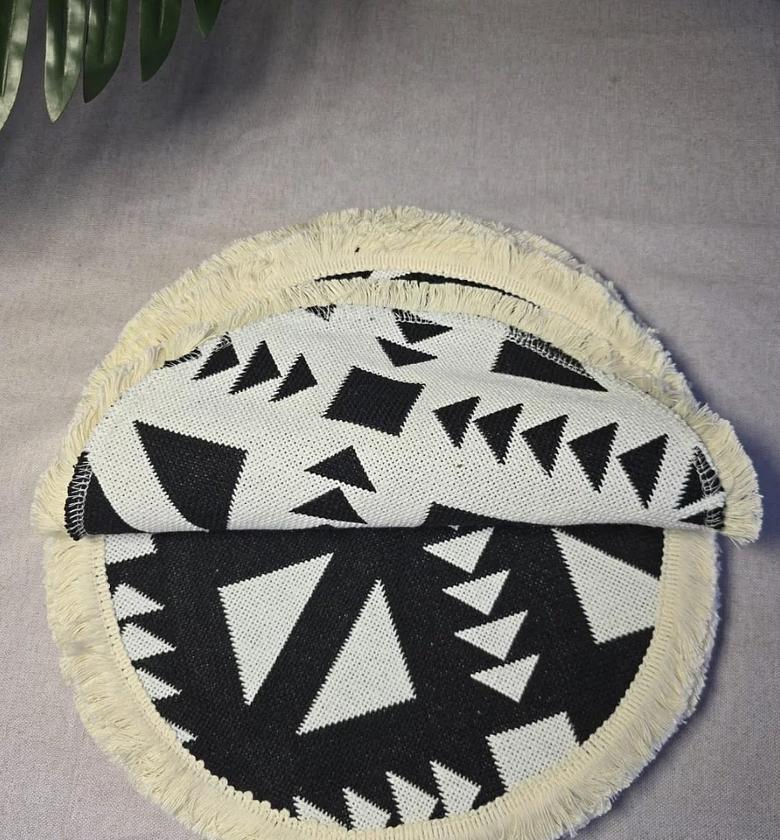 6pcs Unique Table Mats (double S*Unique Table Runner (double Sided). image