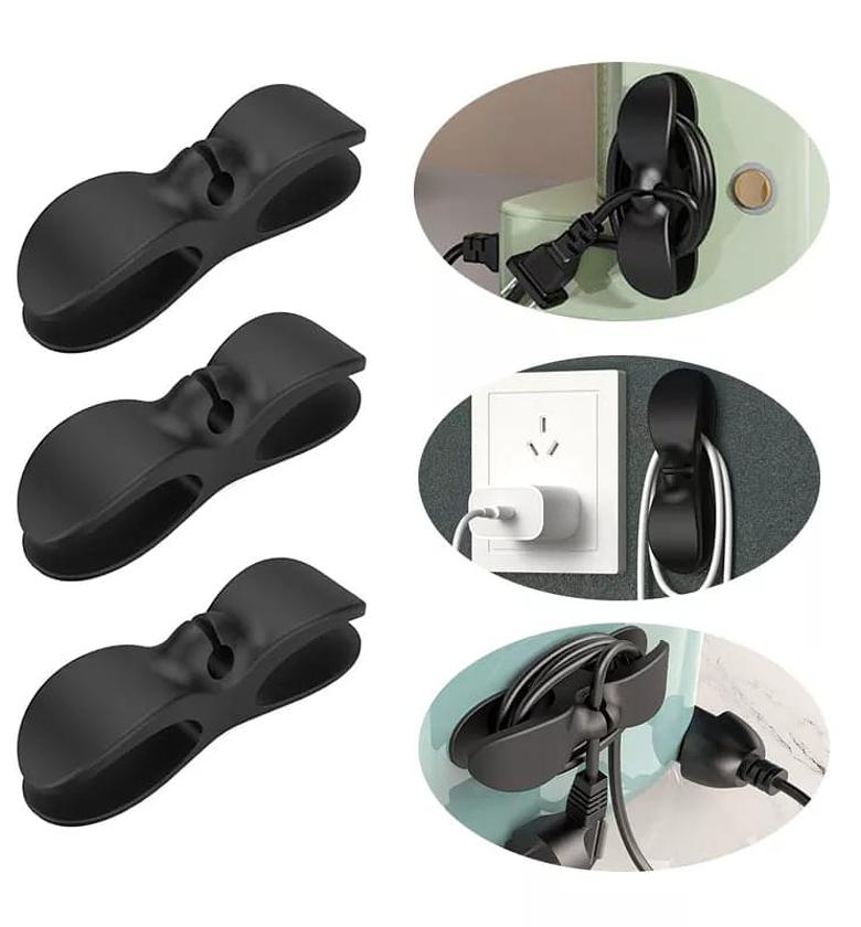 Wire Cable Organizer Tidy Management Clips Holder image