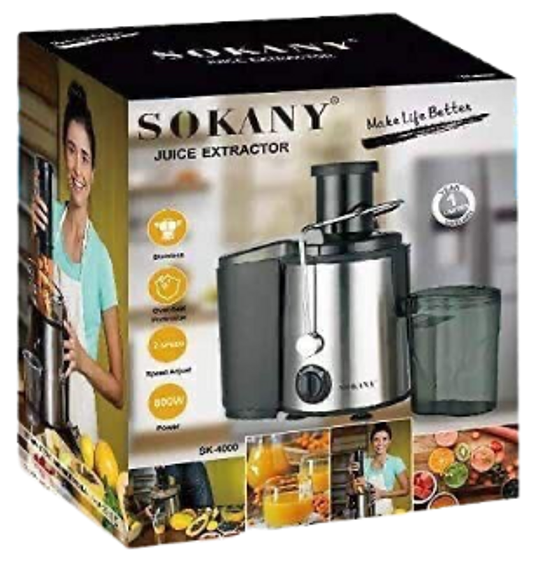 Juicer. Sokany Powerful 800 Watts Juice Extractor/juicer image