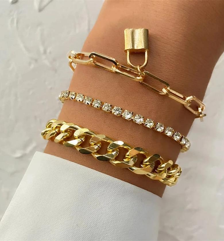 Padlock Bracelet Set image