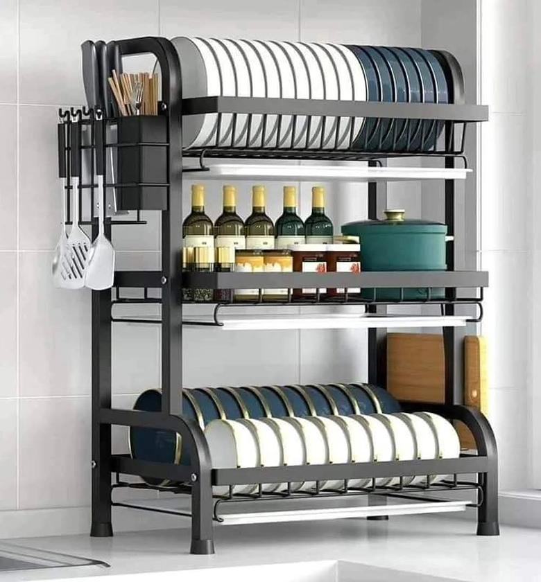 3 tier dish rack  image