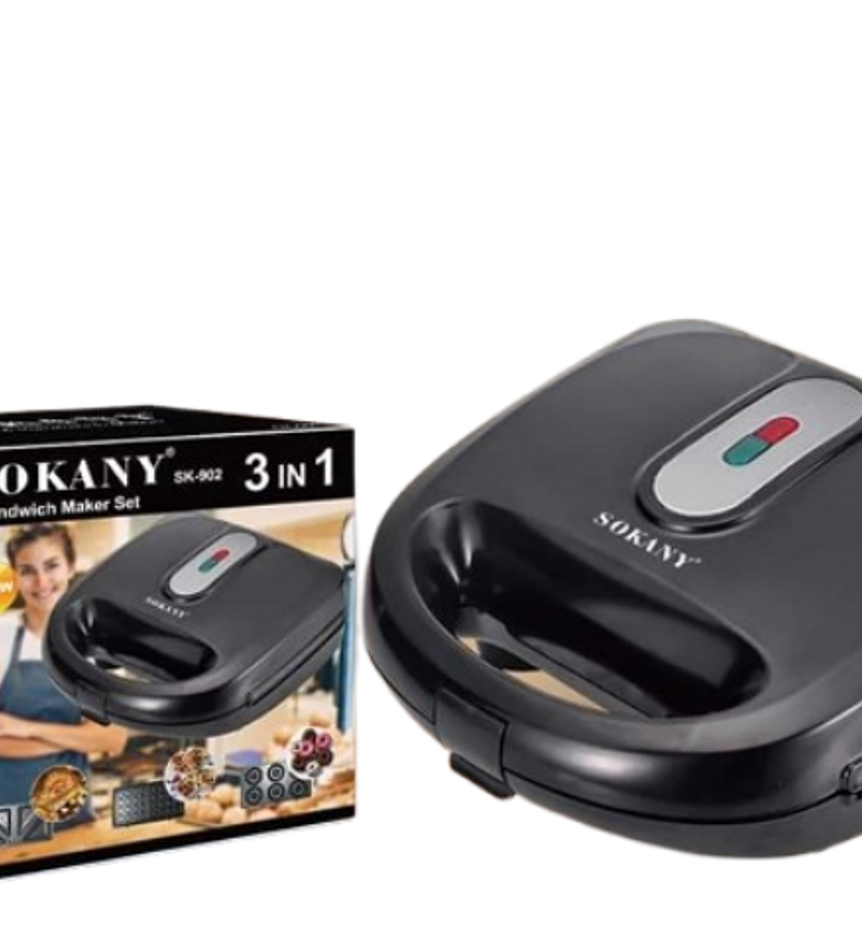 Sokany 3 In 1 Electric Sandwich Maker image