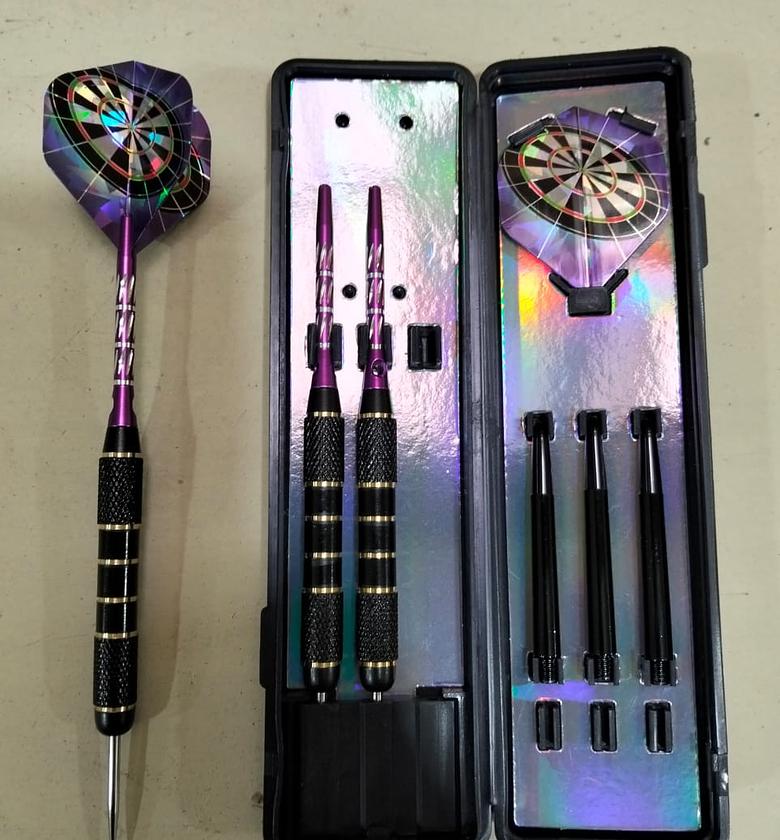 PROFESSIONAL 28grms DART ARROW-3 PCS .A set of 28grms   Professional Soft Tip Darts with Aluminum Alloy Shafts  image