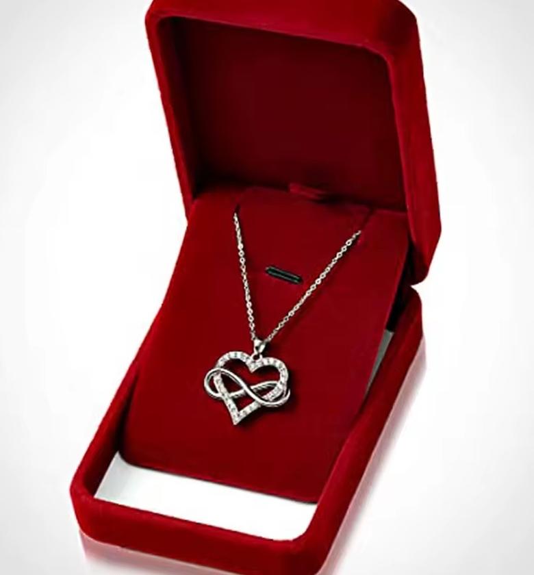 Forever Love Infinity Heart Necklace image