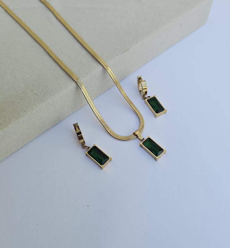 Merkel emerald Green set image