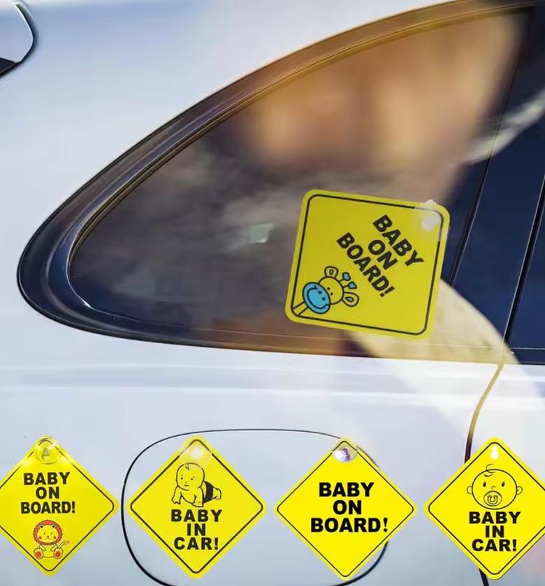 Baby on Board Sign Sticker image