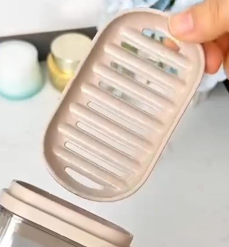 Traveling soap dish holder  image