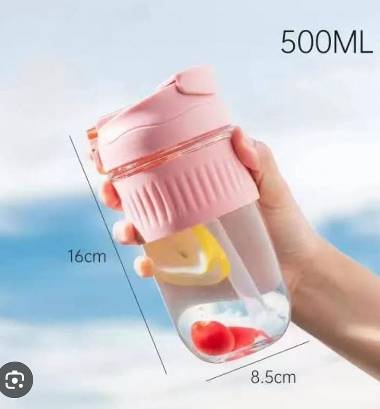 550ml borosilicate glass  coffee thermocup image