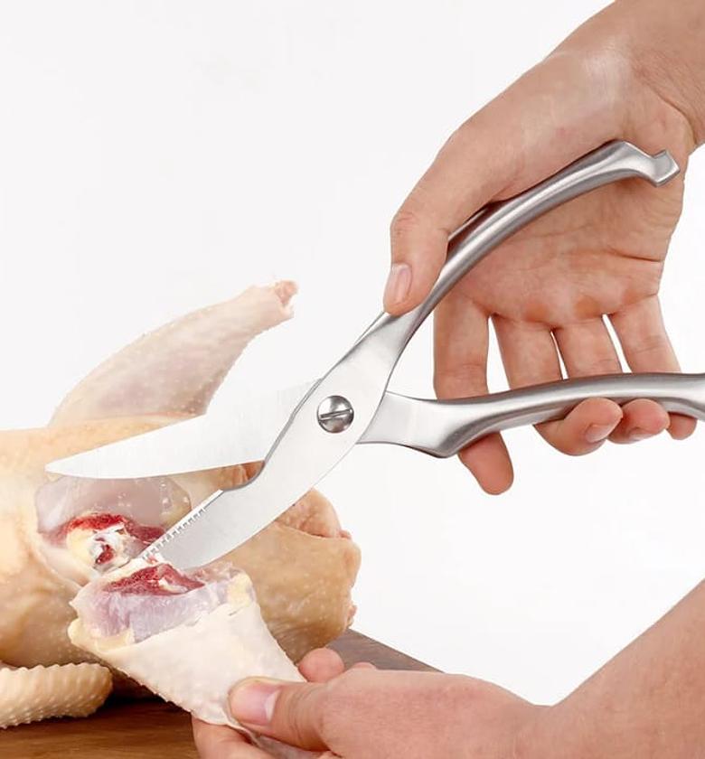 Heavy Duty Stainless Steel Poultry Shears & Professional Kitchen Bone Cutter for Chicken, Meat & Fish - Rust Resistant Kitchen Tool image