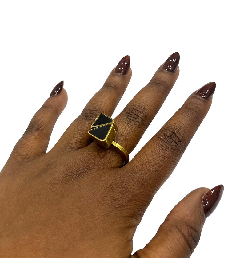Jelani Brass Ring Adjustable  image