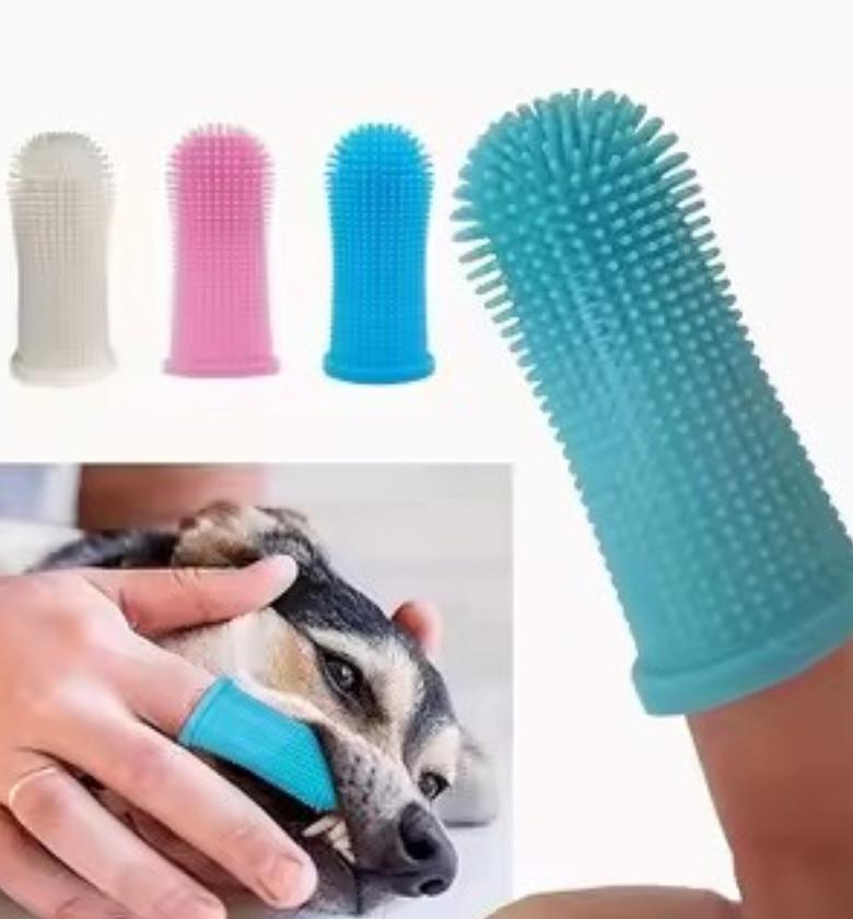 Silicone Dog Toothbrush, Teether image