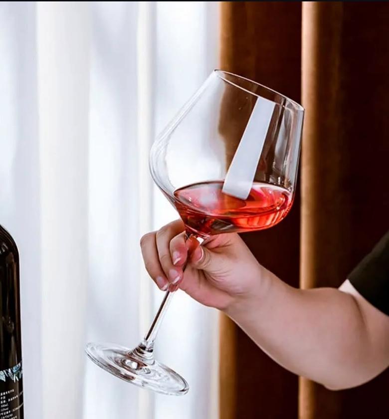 6pc Classy Crystal Wine Glass – 470ml Large Capacity image