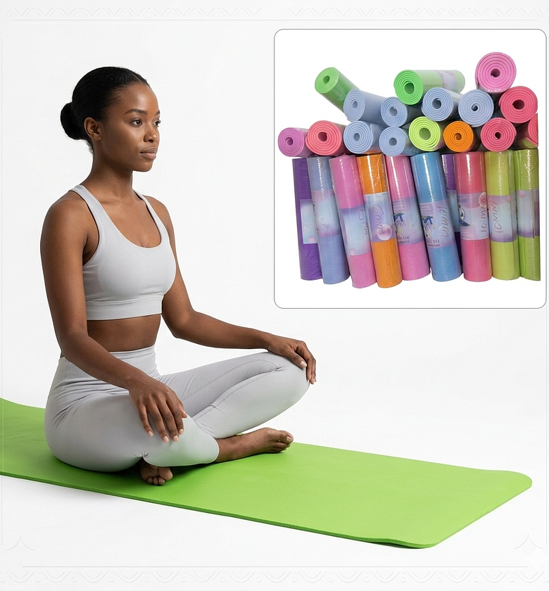 EVA Yoga Mat, Non-Slip Fitness & Exercise Mat for Home Gym Workout image