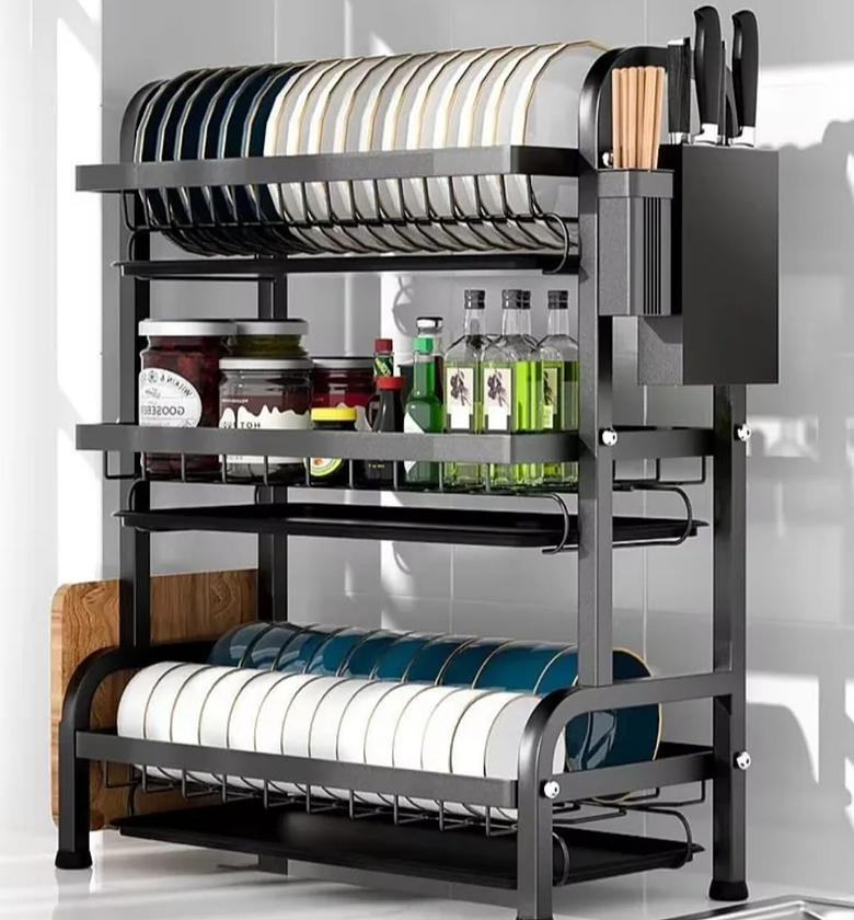 Dish rack 3 layer advanced  Black  image