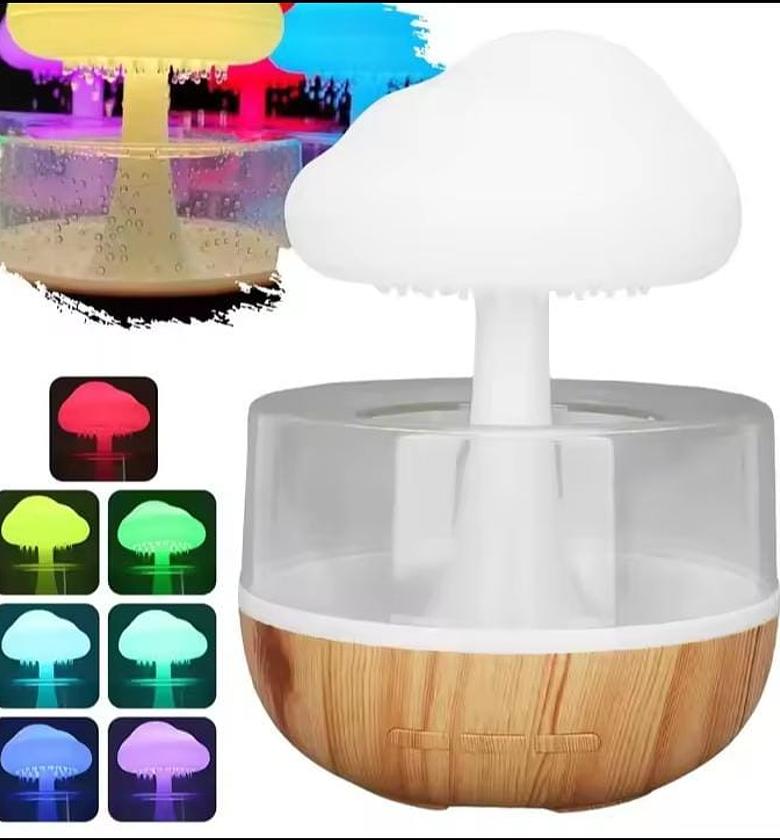 Rain Cloud Humidifier With Bluetooth Speaker image