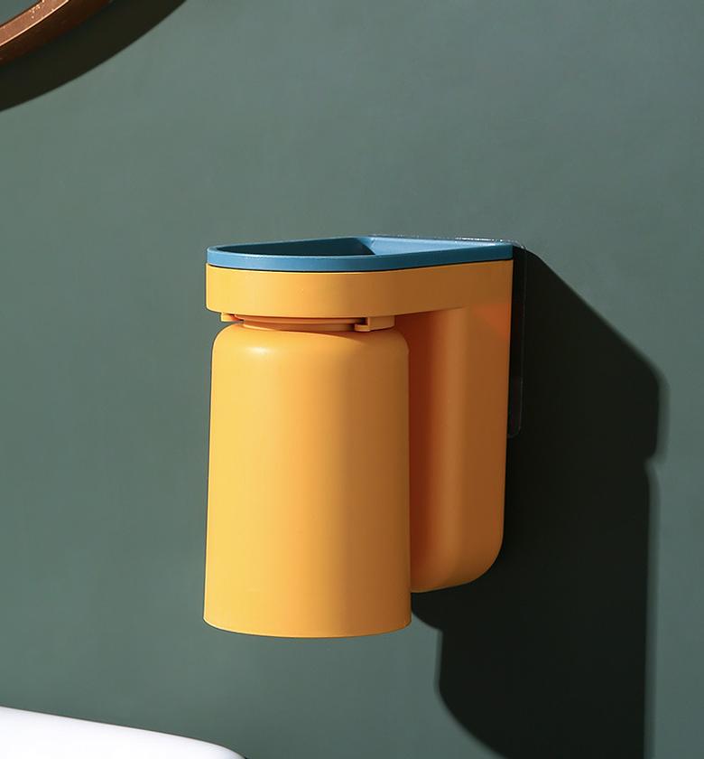 Toothbrush Holder Rack Set Wall Mounted Punch-free image